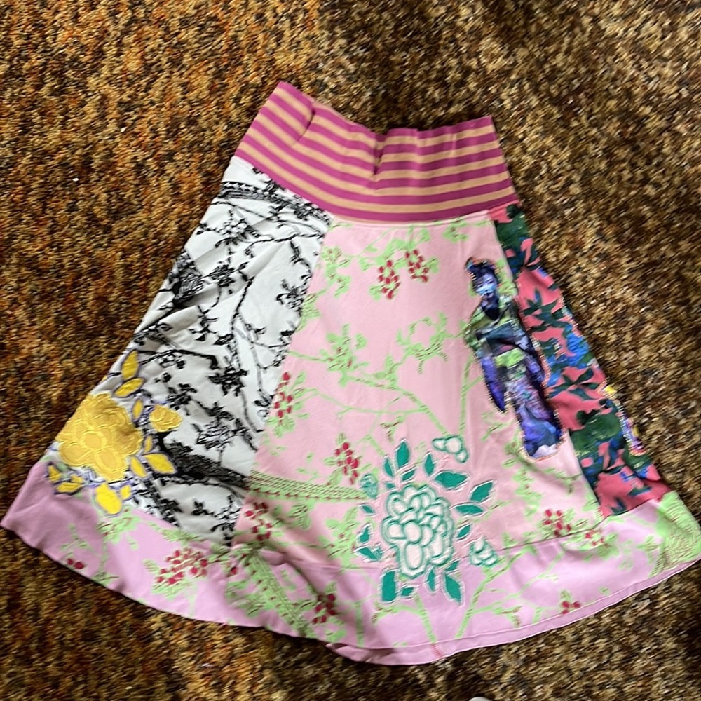 VINTAGE DESIGUAL EMBROIDERED SKIRT - Picture 5 of 14